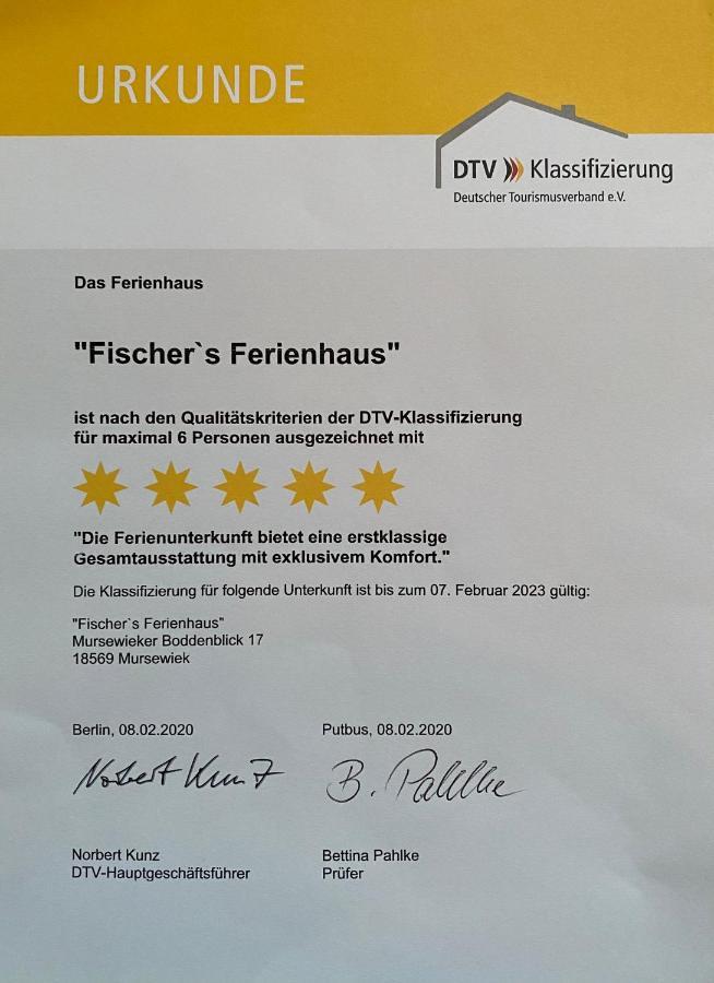 Fischer'S Ferienhaus Ruegen Mit Sauna Und Kamin Ummanz Exteriér fotografie
